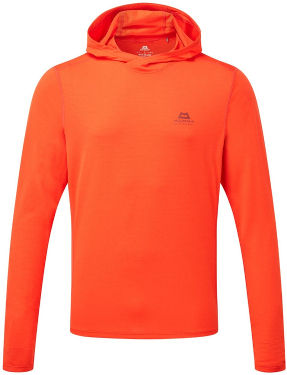 Mountain Equipment Glace Hooded Mens Top Mountain Equipment Glace Hooded Mens Top Farbe / color: cardinal orange ()