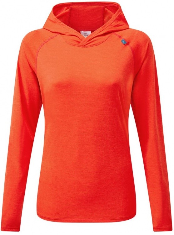 Mountain Equipment Glace Womens Hooded Top Mountain Equipment Glace Womens Hooded Top Farbe / color: mandarin red ()