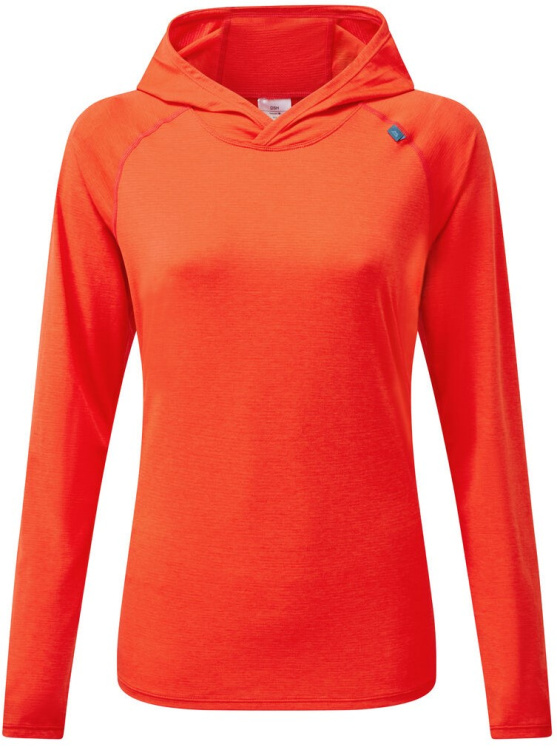 Mountain Equipment Glace Womens Hooded Top Mountain Equipment Glace Womens Hooded Top Farbe / color: mandarin red ()