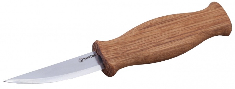 BeaverCraft Schnitzmesser Whittling Knife BeaverCraft Schnitzmesser Whittling Knife Farbe / color: eichenholz ()