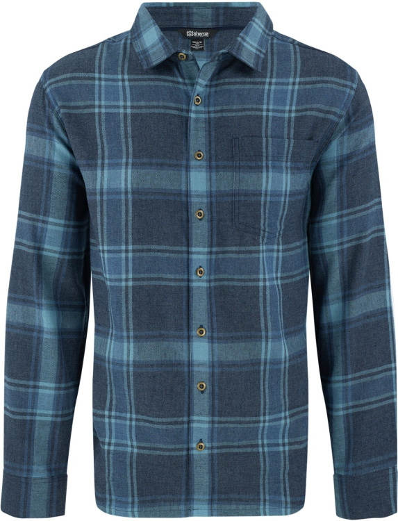 Sherpa Adventure Gear Batsa Eco Long Sleeve Shirt Sherpa Adventure Gear Batsa Eco Long Sleeve Shirt Farbe / color: neelo blue plaid ()