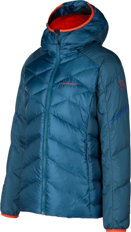 La Sportiva Bivouac Down Jacket Women La Sportiva Bivouac Down Jacket Women Farbe / color: storm blue/cherry tomato ()