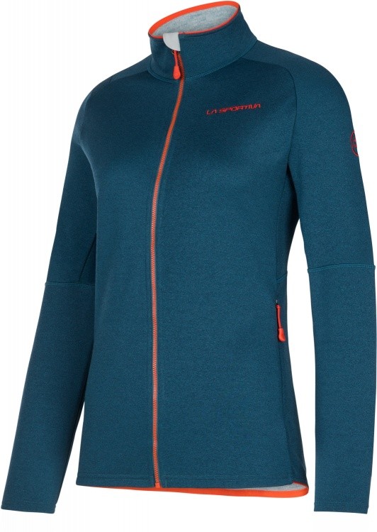 La Sportiva Elements Jacket Women La Sportiva Elements Jacket Women Farbe / color: storm blue/cherry tomato ()