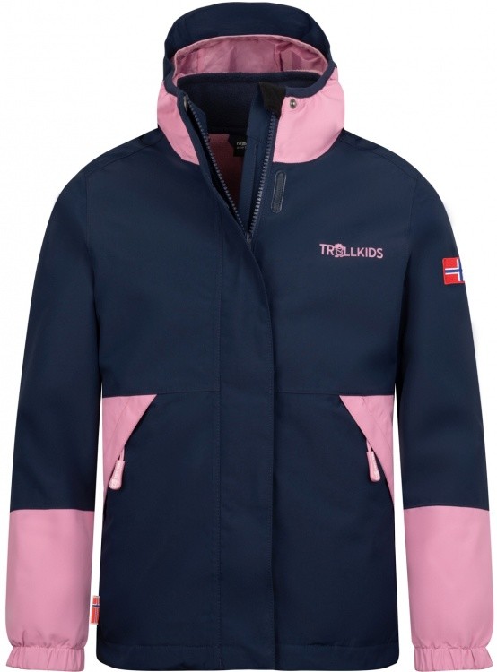 Trollkids Kids Kjerak 3in1 Jacket Trollkids Kids Kjerak 3in1 Jacket Farbe / color: navy/mauve ()