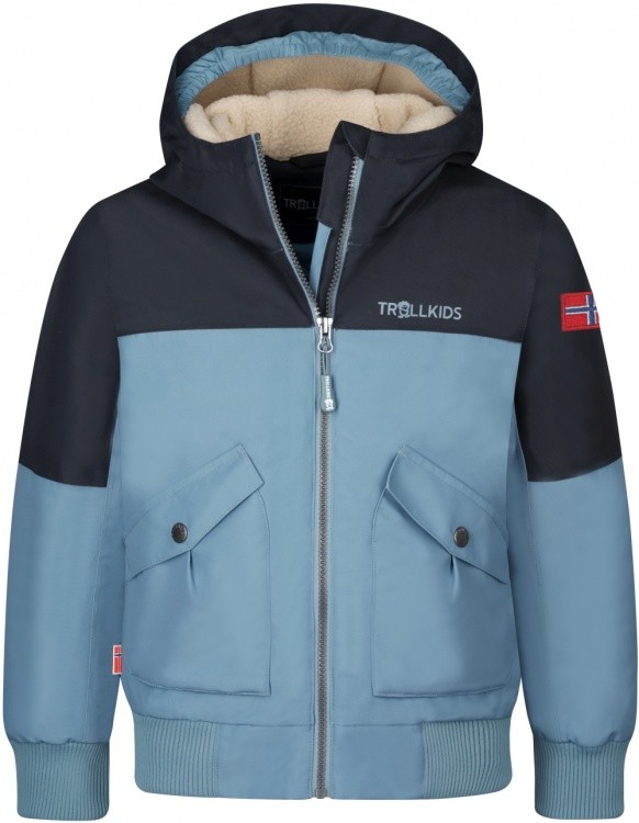 Trollkids Kids Grimstad Jacket Trollkids Kids Grimstad Jacket Farbe / color: black/steel blue/desert ()