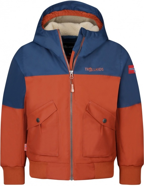 Trollkids Kids Grimstad Jacket Trollkids Kids Grimstad Jacket Farbe / color: mystic blue/red clay/desert ()