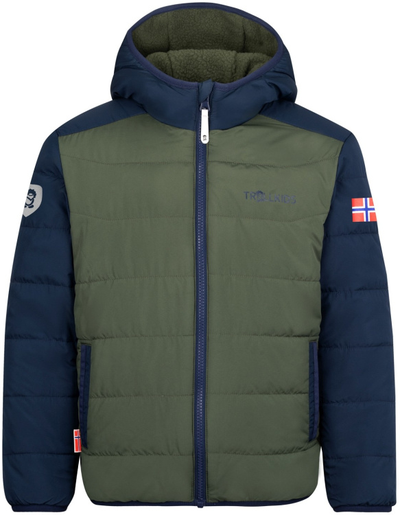 Trollkids Kids Sandvika Turnover Jacket Trollkids Kids Sandvika Turnover Jacket Farbe / color: ivy/navy ()