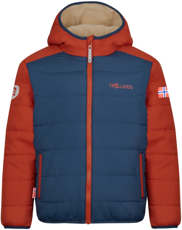 Trollkids Kids Sandvika Turnover Jacket Trollkids Kids Sandvika Turnover Jacket Farbe / color: desert/mystic blue/red clay ()