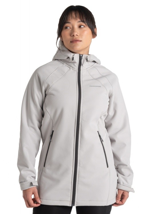 Craghoppers Gwen Hooded Jacket Women Craghoppers Gwen Hooded Jacket Women Farbe / color: light grey ()