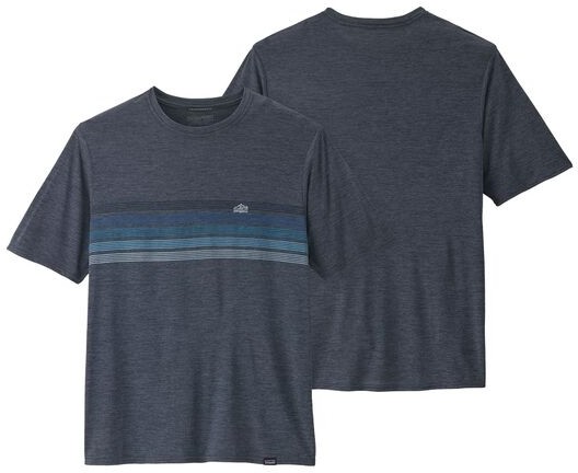 Patagonia Capilene Cool Daily Graphic Shirt Patagonia Capilene Cool Daily Graphic Shirt Farbe / color: smolder blue x-dye ()