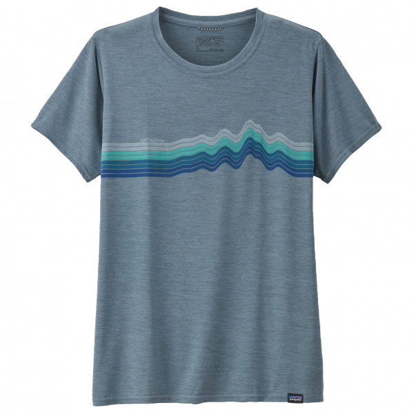 Patagonia Womens Capilene Cool Daily Graphic Shirt Patagonia Womens Capilene Cool Daily Graphic Shirt Farbe / color: lt. plume grey x-dye ()