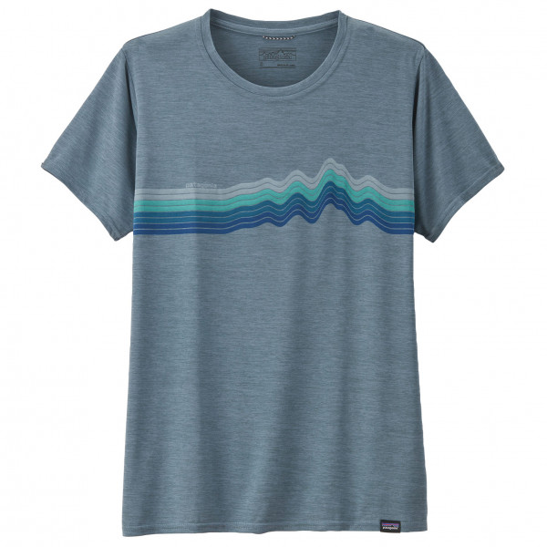 Patagonia Womens Capilene Cool Daily Graphic Shirt Patagonia Womens Capilene Cool Daily Graphic Shirt Farbe / color: lt. plume grey x-dye () Patagonia Womens Capilene Cool Daily Graphic Shirt Patagonia Womens Capilene Cool Daily Graphic Shirt Farbe / color: lt. plume grey x-dye ()