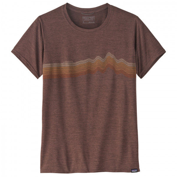 Patagonia Womens Capilene Cool Daily Graphic Shirt Patagonia Womens Capilene Cool Daily Graphic Shirt Farbe / color: cone brown x-dye ()