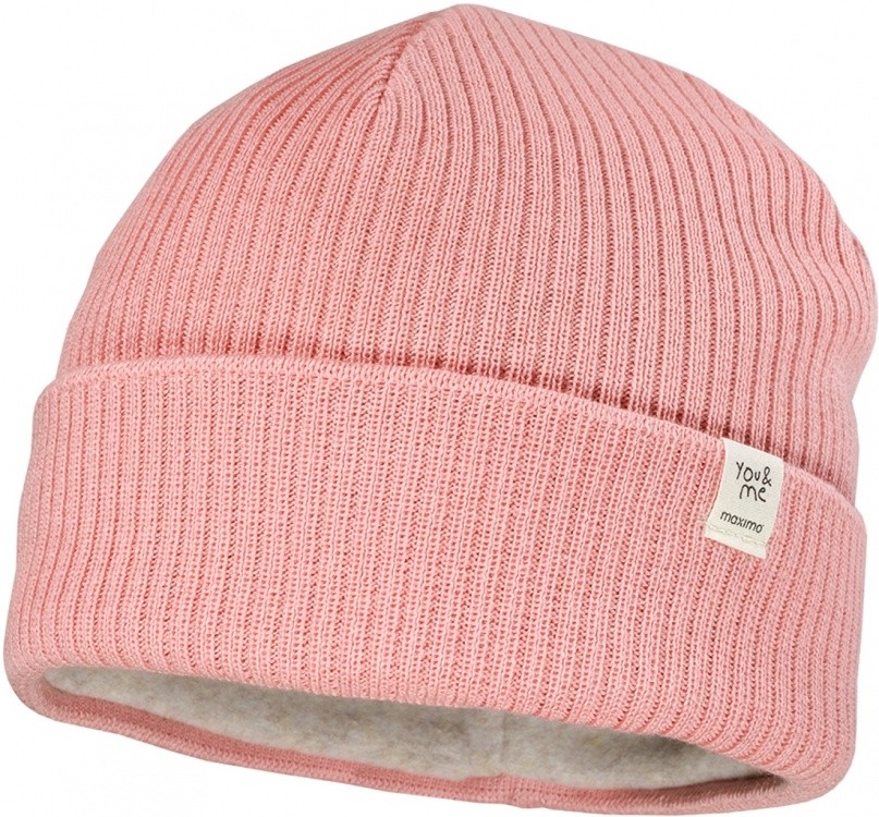 maximo Kids Hat GOTS With Fold Up maximo Kids Hat GOTS With Fold Up Farbe / color: rosa ()