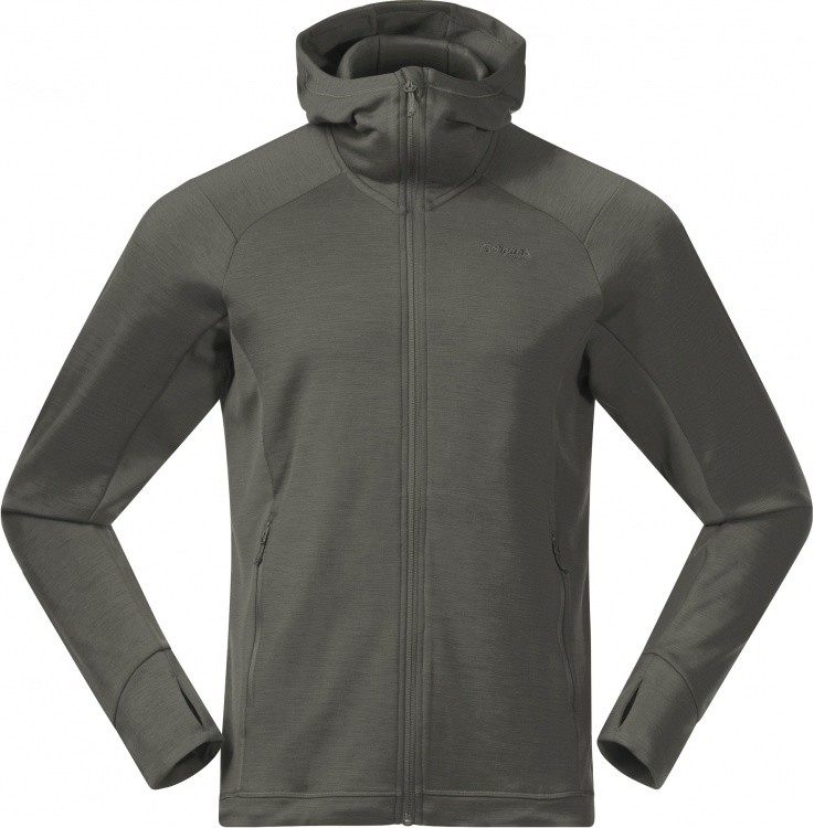 Bergans Ulstein Wool Hood Jacket Bergans Ulstein Wool Hood Jacket Farbe / color: green mud ()