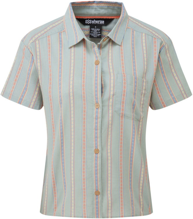 Sherpa Adventure Gear Jaya Camp Shirt Women Sherpa Adventure Gear Jaya Camp Shirt Women Farbe / color: celery patti stripe ()