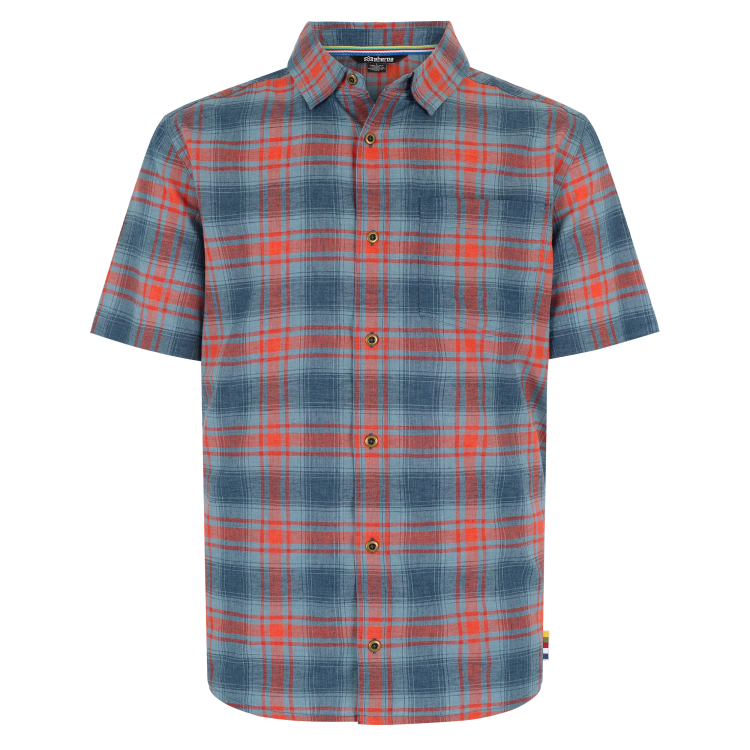 Sherpa Adventure Gear Faneel Plaid SS Shirt Men Sherpa Adventure Gear Faneel Plaid SS Shirt Men Farbe / color: neelo blue ()