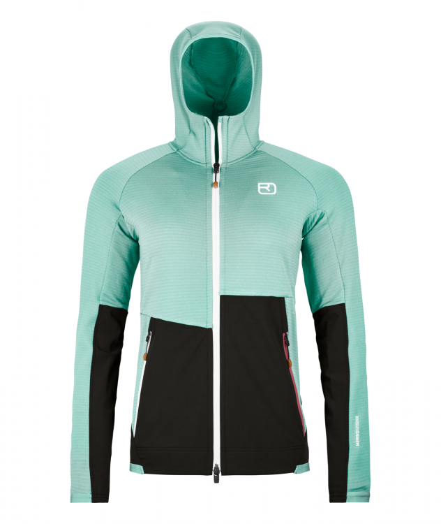 Ortovox Fleece Rib Hoody Women Ortovox Fleece Rib Hoody Women Farbe / color: aquatic ice ()