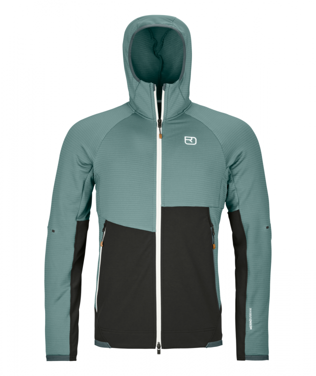 Ortovox Fleece Rib Hoody Men Ortovox Fleece Rib Hoody Men Farbe / color: arctic grey ()