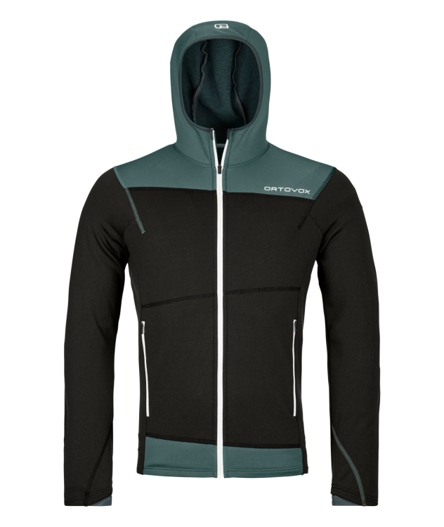 Ortovox Merino Fleece Light Hoody Ortovox Merino Fleece Light Hoody Farbe / color: black raven ()