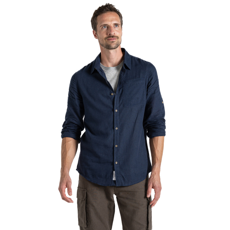 Craghoppers Alexis Long Sleeved Shirt Craghoppers Alexis Long Sleeved Shirt Farbe / color: blue navy ()