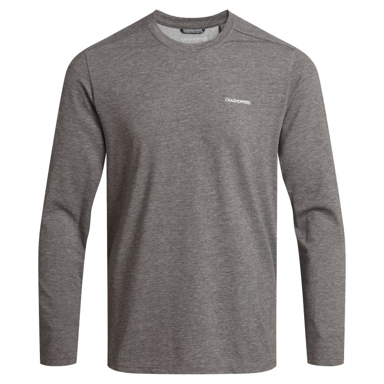 Craghoppers NosiLife Abel Long Sleeved T-Shirt Craghoppers NosiLife Abel Long Sleeved T-Shirt Farbe / color: black pepper marl ()