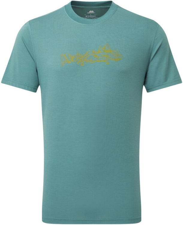 Mountain Equipment Groundup Skyline Tee Mountain Equipment Groundup Skyline Tee Farbe / color: fern ()