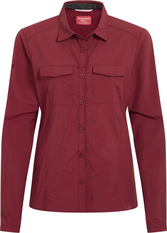 Craghoppers NosiLife Womens Adventure III Long Sleeved Shirt Craghoppers NosiLife Womens Adventure III Long Sleeved Shirt Farbe / color: riad red ()