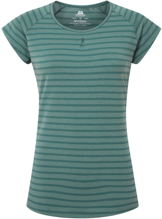 Mountain Equipment Equinox Womens Tee Mountain Equipment Equinox Womens Tee Farbe / color: fern stripe ()