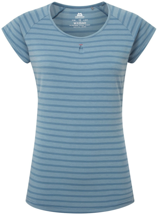 Mountain Equipment Equinox Womens Tee Mountain Equipment Equinox Womens Tee Farbe / color: bluefin stripe ()