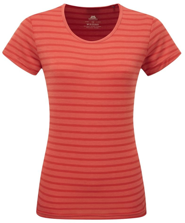 Mountain Equipment Groundup Stripe Womens Tee Mountain Equipment Groundup Stripe Womens Tee Farbe / color: rosewood stripe ()