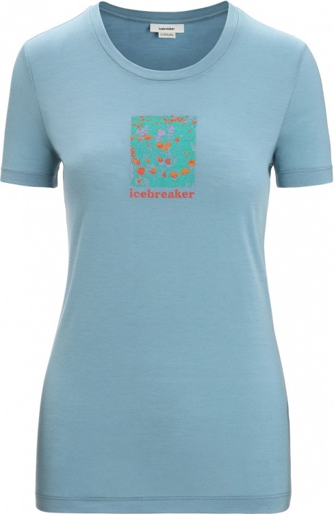 Icebreaker Womens Tech Lite II SS Tee Wildflower Bloom Icebreaker Womens Tech Lite II SS Tee Wildflower Bloom Farbe / color: astral blue ()