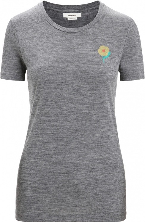 Icebreaker Womens Tech Lite II SS Tee Springtime Flowers Icebreaker Womens Tech Lite II SS Tee Springtime Flowers Farbe / color: gritstone hthr ()