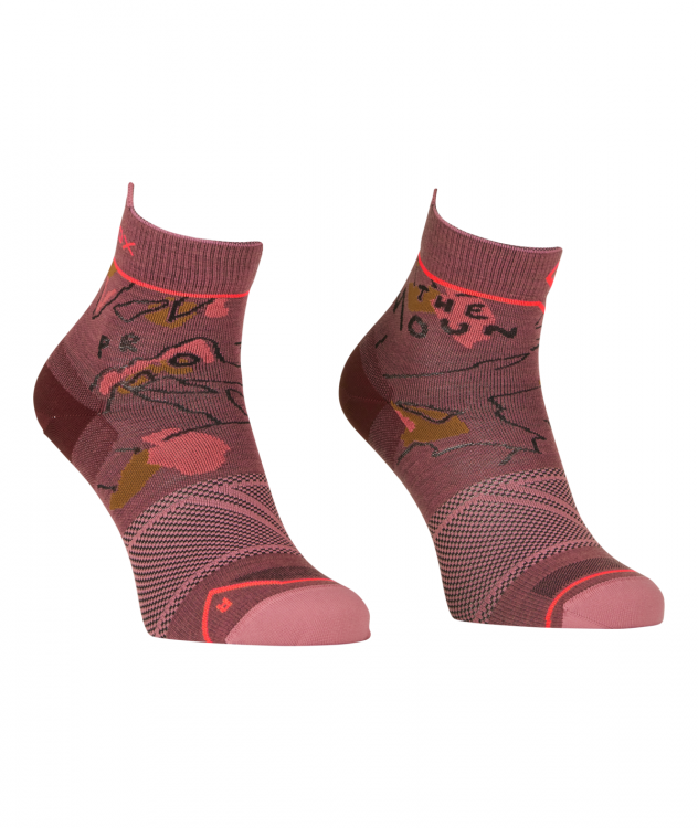 Ortovox Alpine Light Quarter Socks Women Ortovox Alpine Light Quarter Socks Women Farbe / color: mountain rose ()