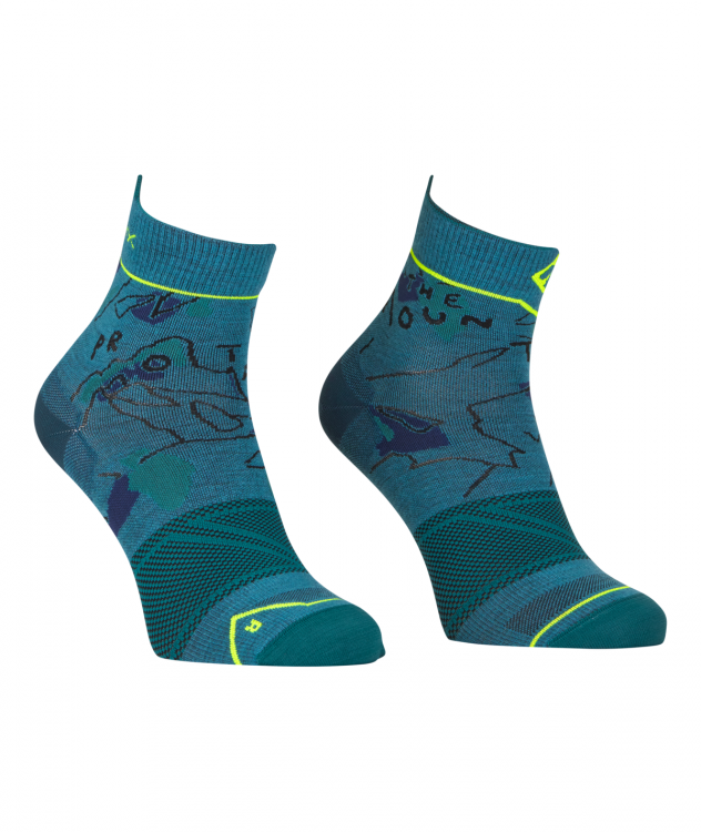 Ortovox Alpine Light Quarter Socks Men Ortovox Alpine Light Quarter Socks Men Farbe / color: mountain blue ()