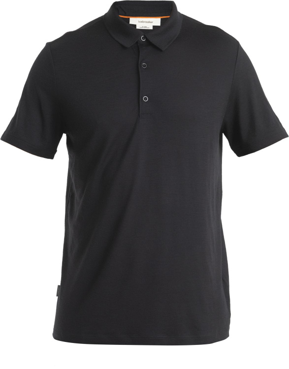 Icebreaker Tech Lite III SS Polo Icebreaker Tech Lite III SS Polo Farbe / color: black ()