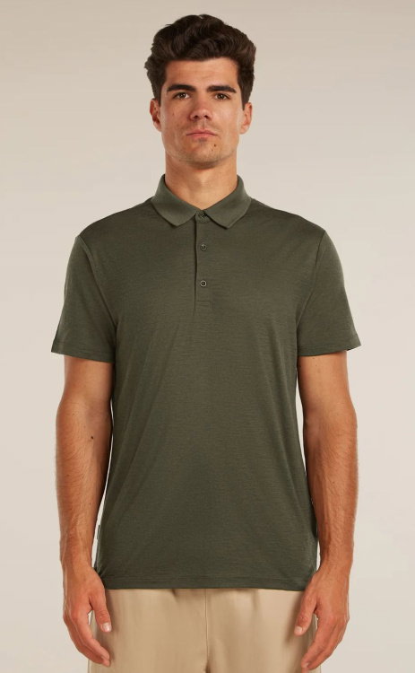 Icebreaker Tech Lite III SS Polo Icebreaker Tech Lite III SS Polo Farbe / color: dk loden ()