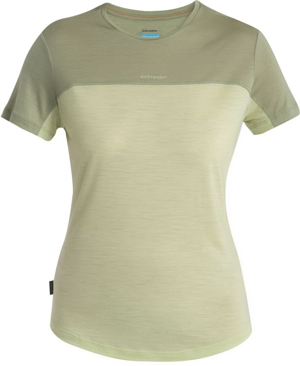 Icebreaker Womens Sphere III SS Tee Color Block Icebreaker Womens Sphere III SS Tee Color Block Farbe / color: glazen/lichen ()