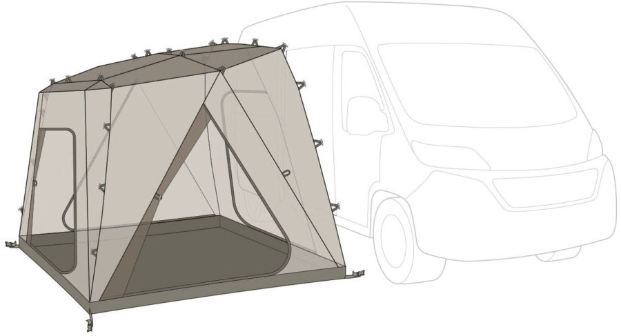 VAUDE Drive Pavillon Innertent VAUDE Drive Pavillon Innertent Farbe / color: sand ()