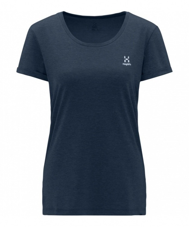 Haglöfs Ridge Hike Tee Women Haglöfs Ridge Hike Tee Women Farbe / color: tarn blue solid ()