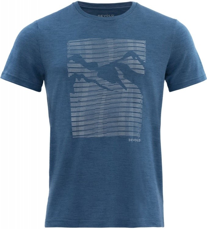 Devold Havtaka Man Tee Devold Havtaka Man Tee Farbe / color: blue melange ()