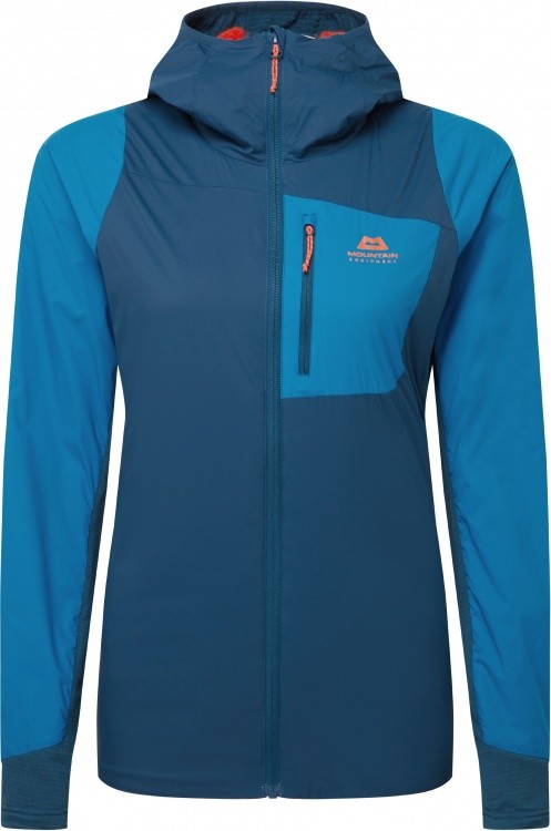 Mountain Equipment Switch Pro Hooded Womens Jacket Mountain Equipment Switch Pro Hooded Womens Jacket Farbe / color: majolica blue/mykonos ()
