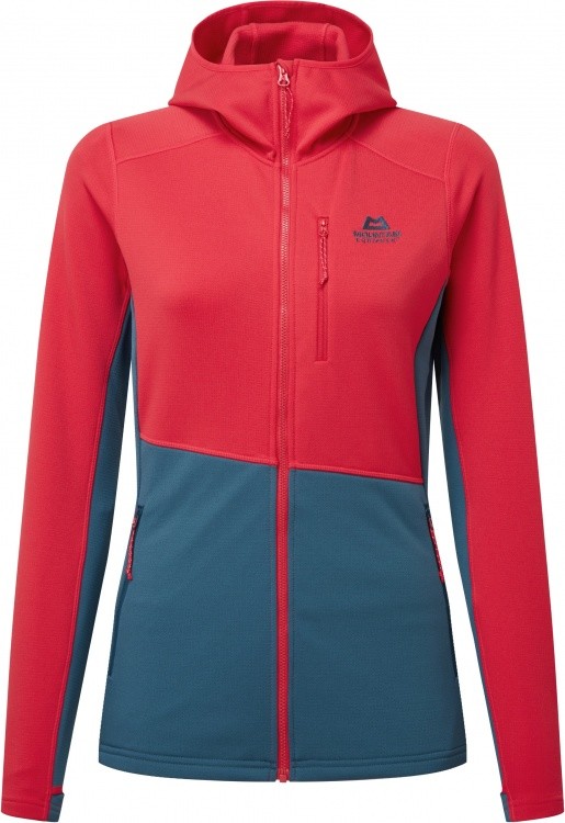 Mountain Equipment Durian Hooded Womens Jacket Mountain Equipment Durian Hooded Womens Jacket Farbe / color: capsicum red/majolica blue ()