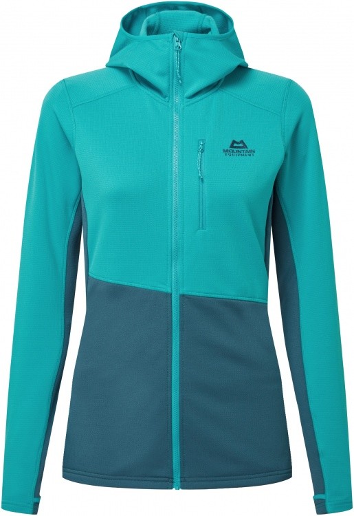 Mountain Equipment Durian Hooded Womens Jacket Mountain Equipment Durian Hooded Womens Jacket Farbe / color: topaz/majolica blue ()