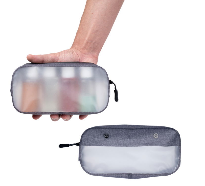 durchsichtige, herausnehmbare Innentasche