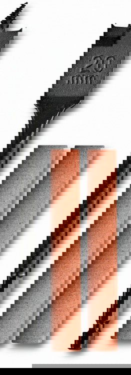 Flachbohrer & Abziehstein / Flat drill & whetstone