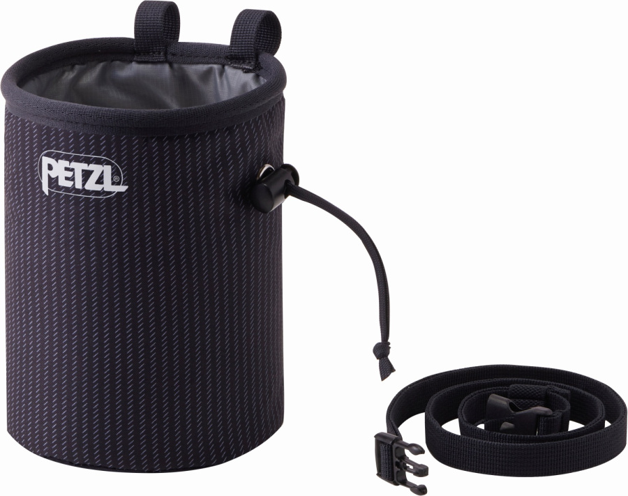 Petzl Chalk Bag Bandi Petzl Chalk Bag Bandi Farbe / color: chalk stripes ()