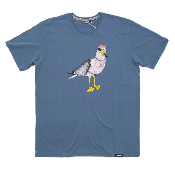 Lakor Seaborn Seagull T-Shirt Lakor Seaborn Seagull T-Shirt Farbe / color: bering sea ()