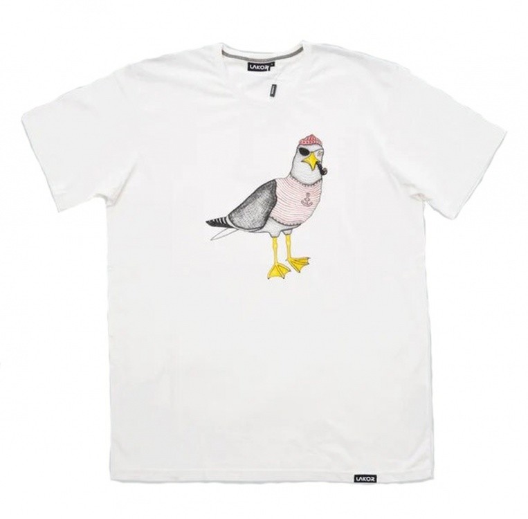 Lakor Seaborn Seagull T-Shirt Lakor Seaborn Seagull T-Shirt Farbe / color: star white ()