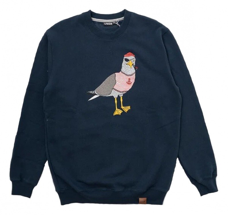 Lakor Seaborn Seagull Crewneck Lakor Seaborn Seagull Crewneck Farbe / color: navy ()